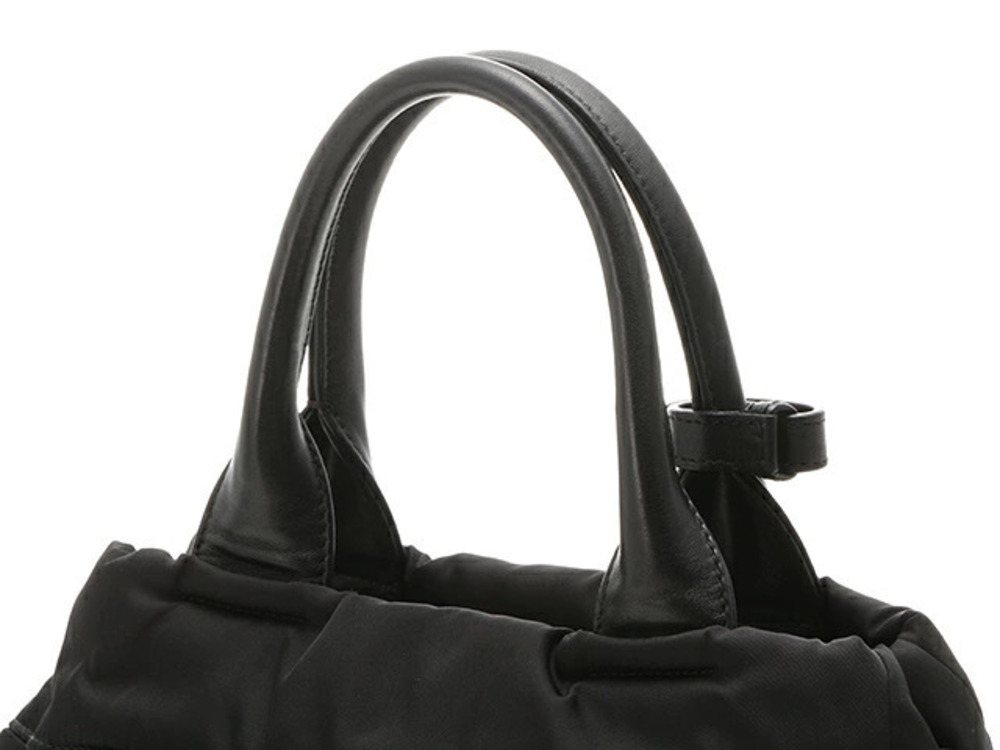 Prada Shoulder Black Handbag Frame Bag Black